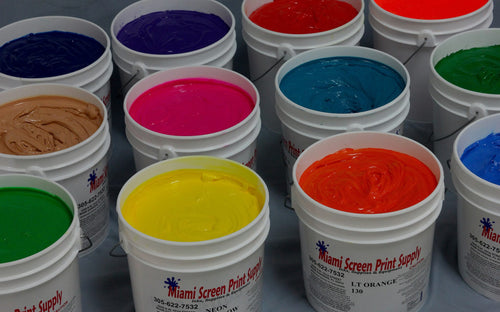 Standard Plastisol Colors at Miami Screen Print Supply