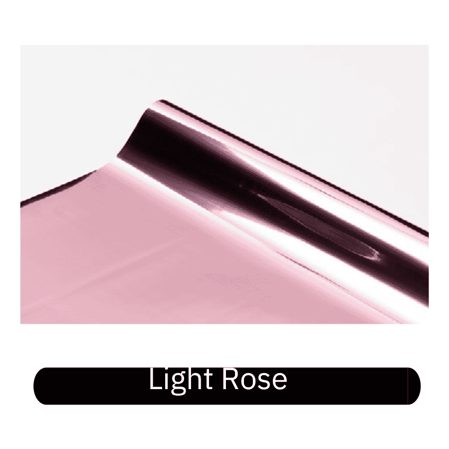 Light rose heat transfer foil roll