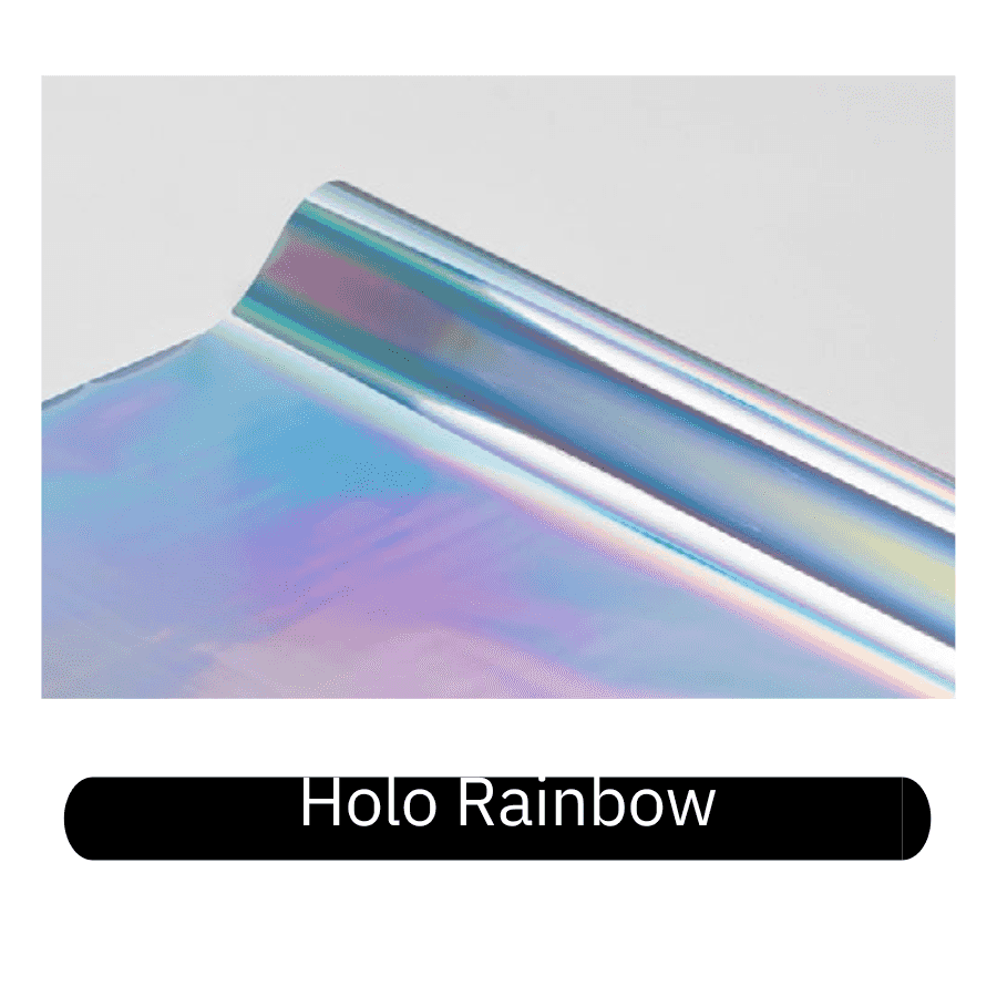 Holo rainbow heat transfer foil roll