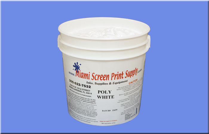 Poly White Ink for Screen Printing