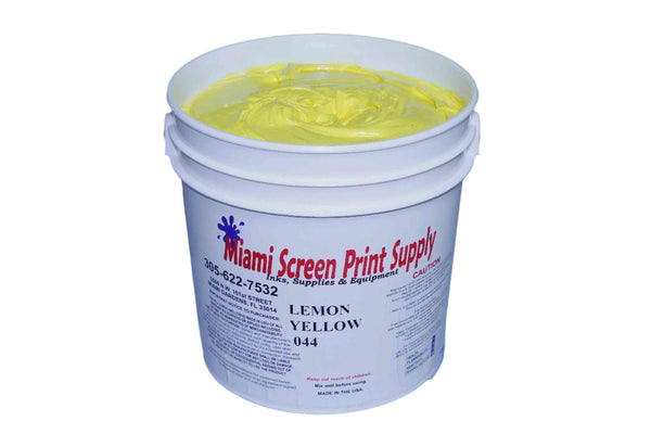 Lemon Yellow 044 Screen Printing Ink