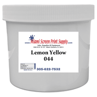 Lemon Yellow 044 Screen Printing Ink from Miami Screen Print Supply