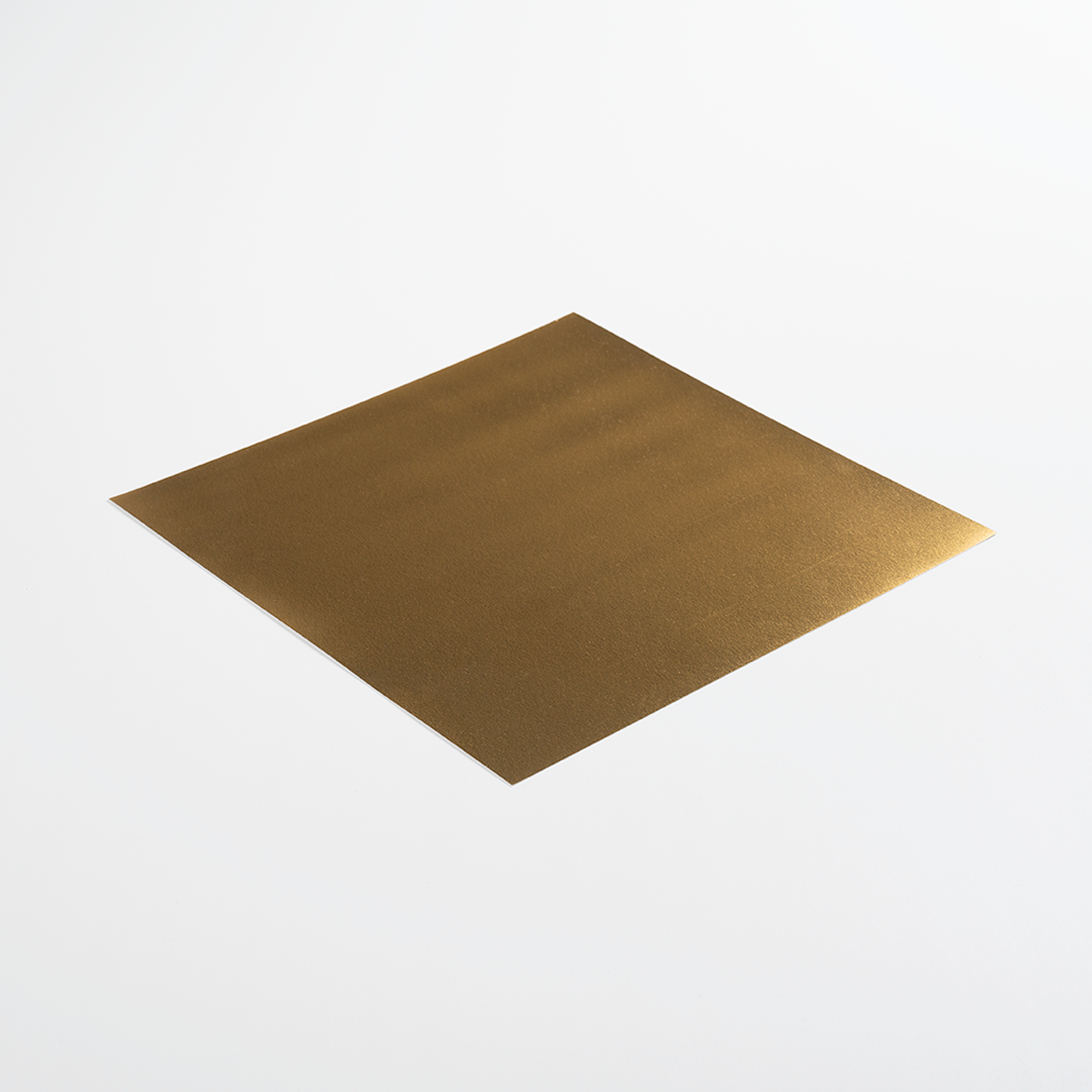 Flat sheet of metallic gold puff vinyl with a smooth, reflective surface, suitable for heat transfer applications.