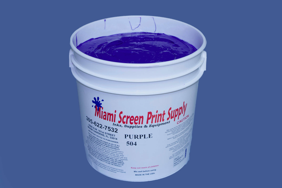 Screen Printing Ink Purple