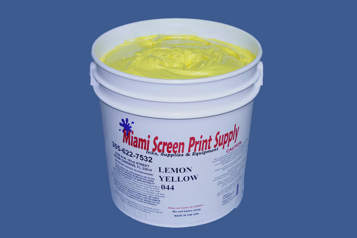 LEMON YELLOW INK for screen printing