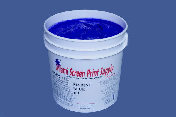 Marine Blue 181 ink for screen printing