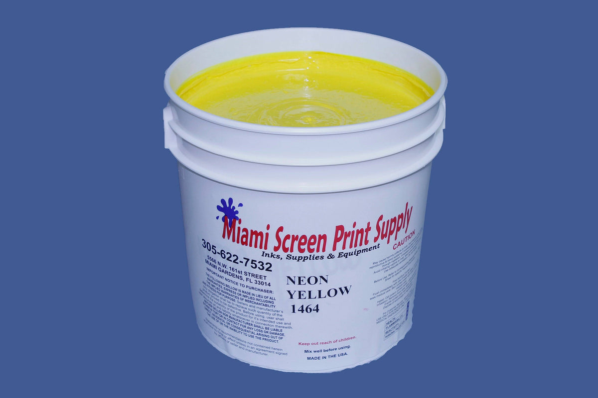 Neon Yellow Ink for Screen Printing