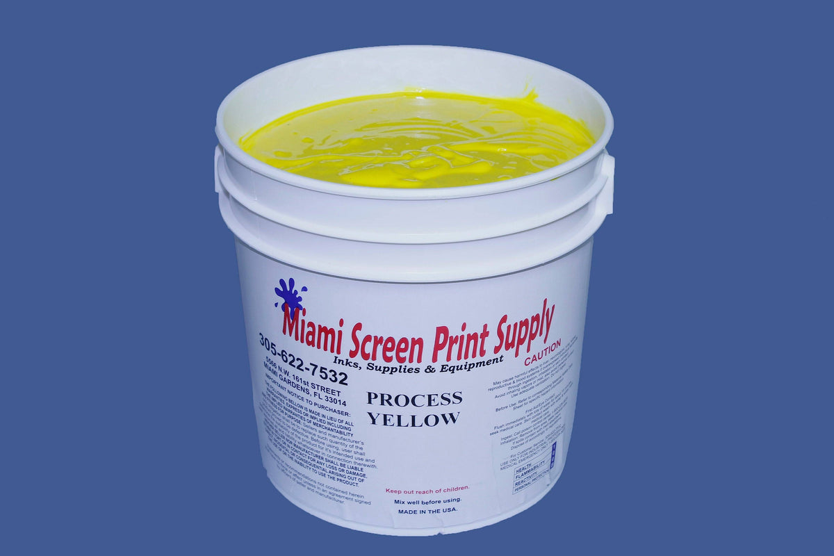 Screen Printing Yellow Ink