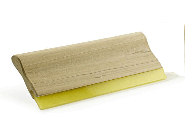 Wooden screen printing squeegee with 70 durometer hardness